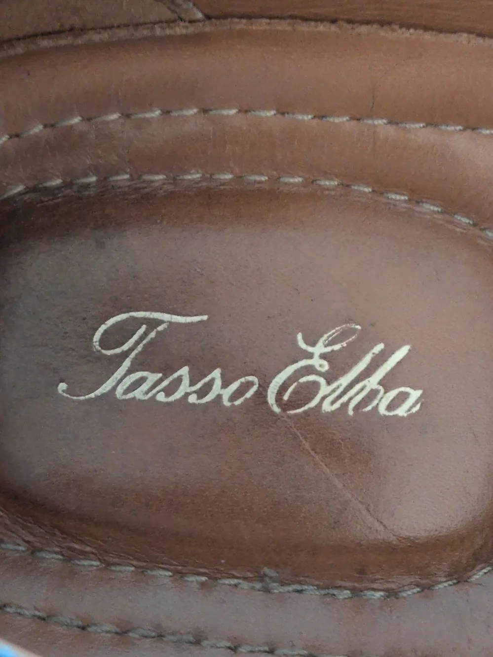 Tasso Elba Lucca Mens Double Monk Strap Shoes 10.5 M Dark Brown Leather VGC